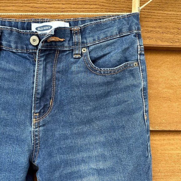 Old Navy Boys 14 Skinny Adjustable Waist Denim Casual Jeans - Picture 6 of 13